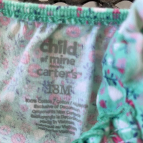 HOST PICK Carter’s Floral Romper Size 18m Multicolor - Picture 5 of 5